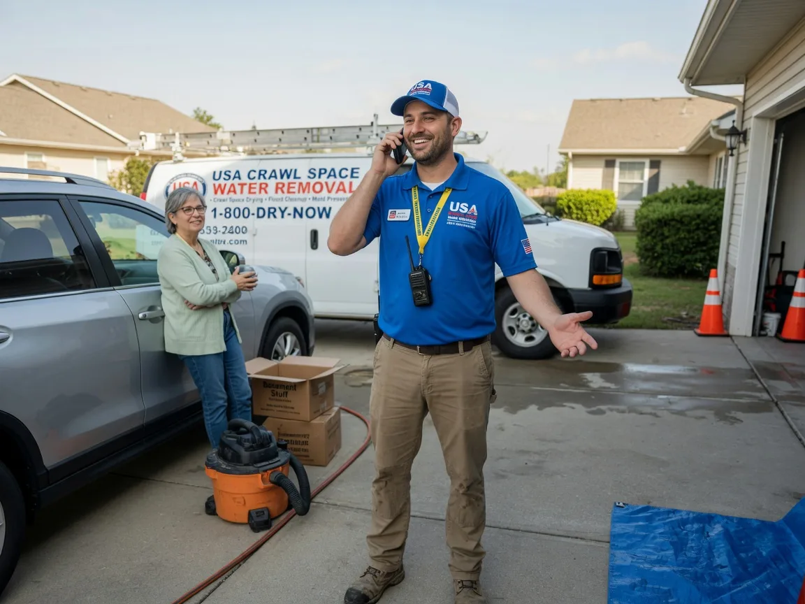 Crawl Space Water Removal Saline, LA FAQs